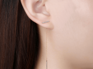 diamond drop earring